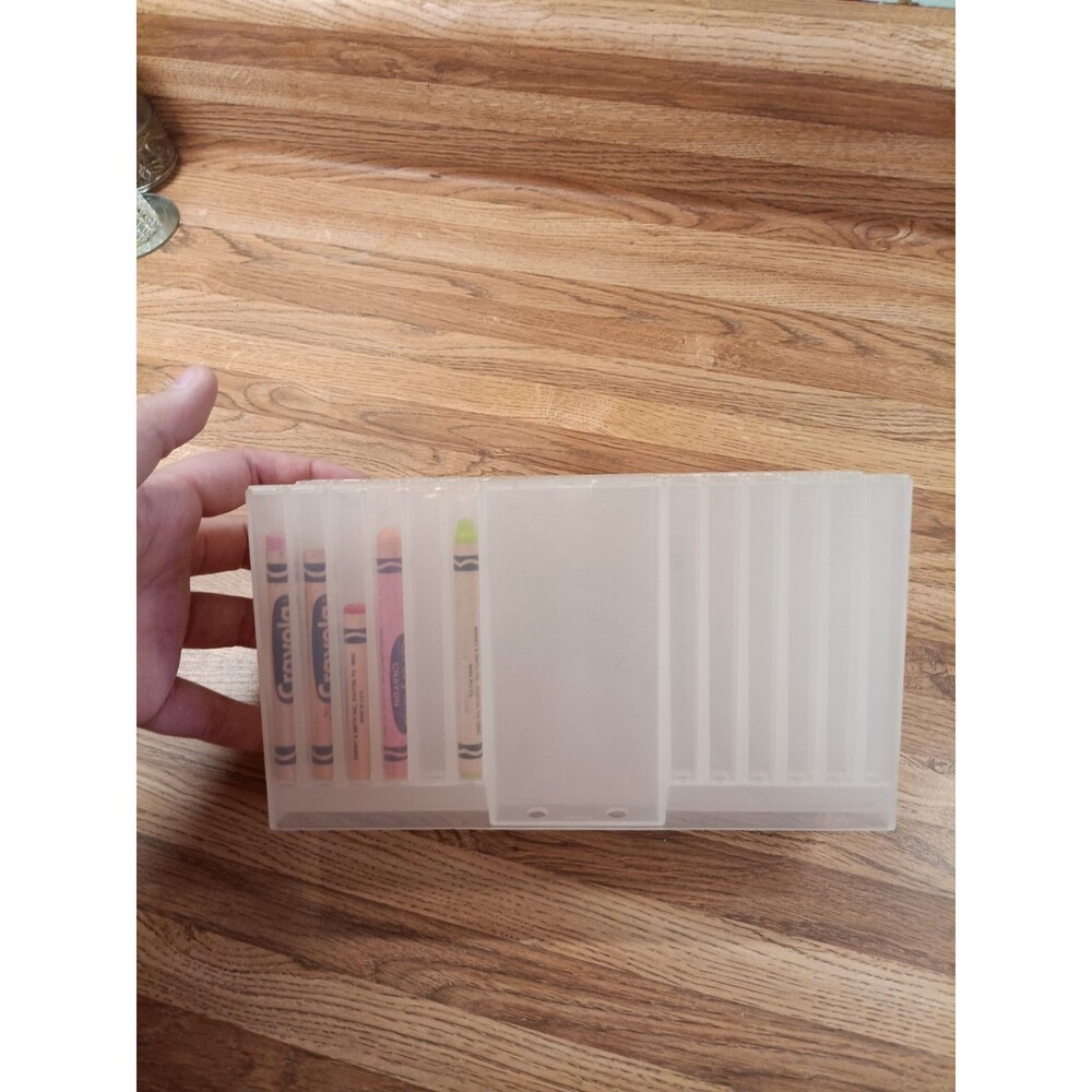 Vintage Tuppertoys Crayon Organizer Box